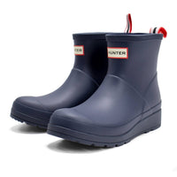 HUNTER Women's Play Short Rain Boots in valtameri blue - women's shoe