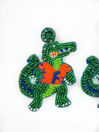 The Pearled Panther - Women's Gator Pride Earrings