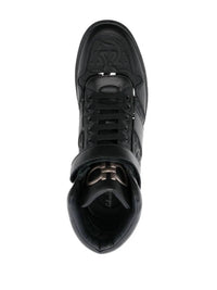Salvatore Ferragamo - Men's Embossed Hi-top Sneakers