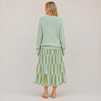 Livro - Cable Crewneck Sweater