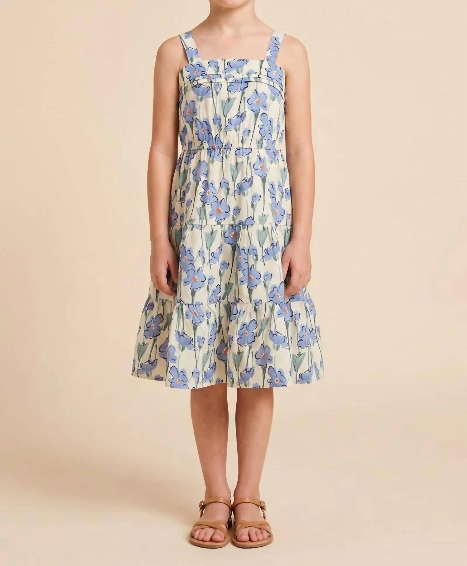 Hayden La - Floral Sleeveless Poplin Dress