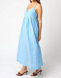 Olivaceous - Oliva Birdie Stripe Maxi Dress
