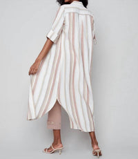 Charlie B - Verticle Stripe Duster Dress