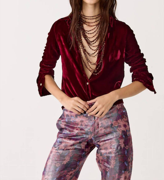 Lanhtropy - Women's San Marino Velvet Shirt