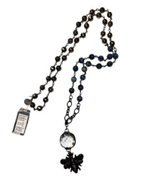Lula 'n' Lee Women's Statement Necklace With Bumble Bee Pendant in gold - women's jewelry
