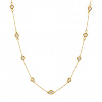 Diana M Jewels - Women's Diamonds By The Yard Necklace