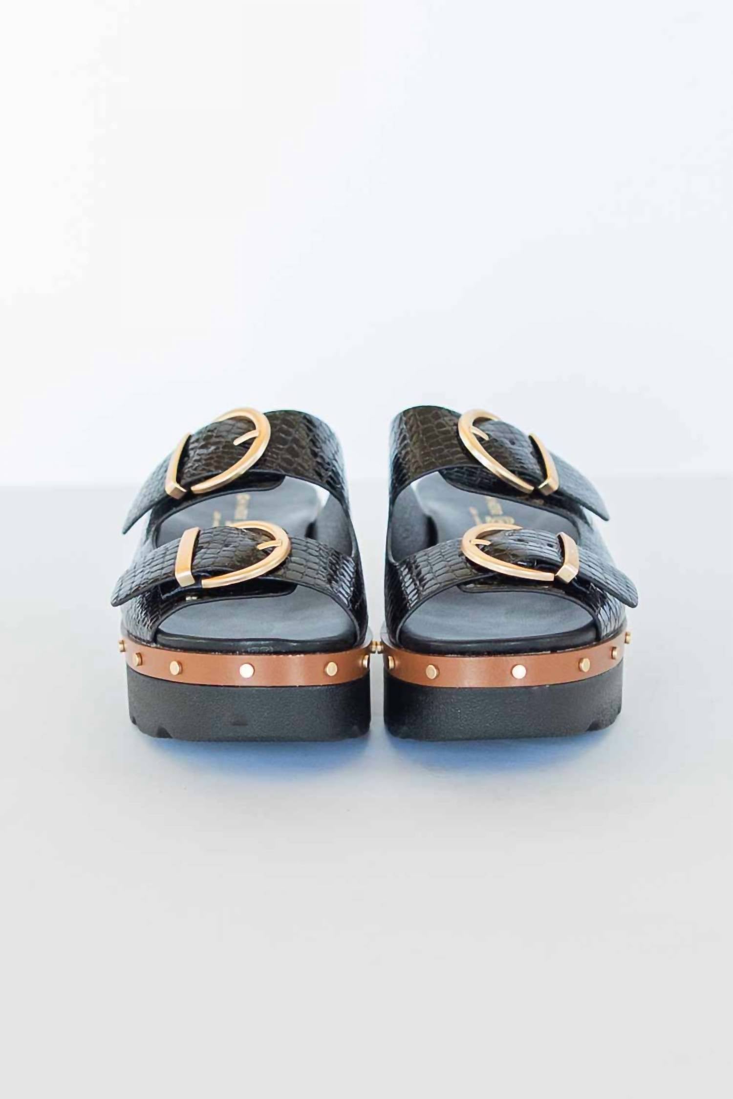 CHINESE LAUNDRY Women's Surf Up Croco Sandals in black - women's sandal - view 4