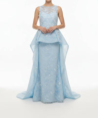 Saiid Kobeisy - Sleeveless Sheath Evening Maxi Dress