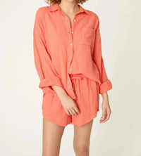 Pj Salvage - Sea You In Capri Long Sleeve Top