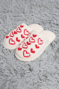Wona Trading - Women's Candy Heart Embroidered Cozy Indoor Slippers