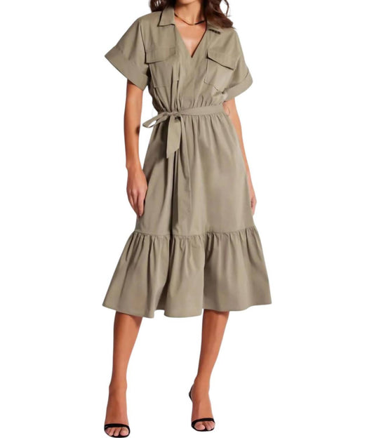 Bishop + Young - Tyra Poplin Tiered Dress