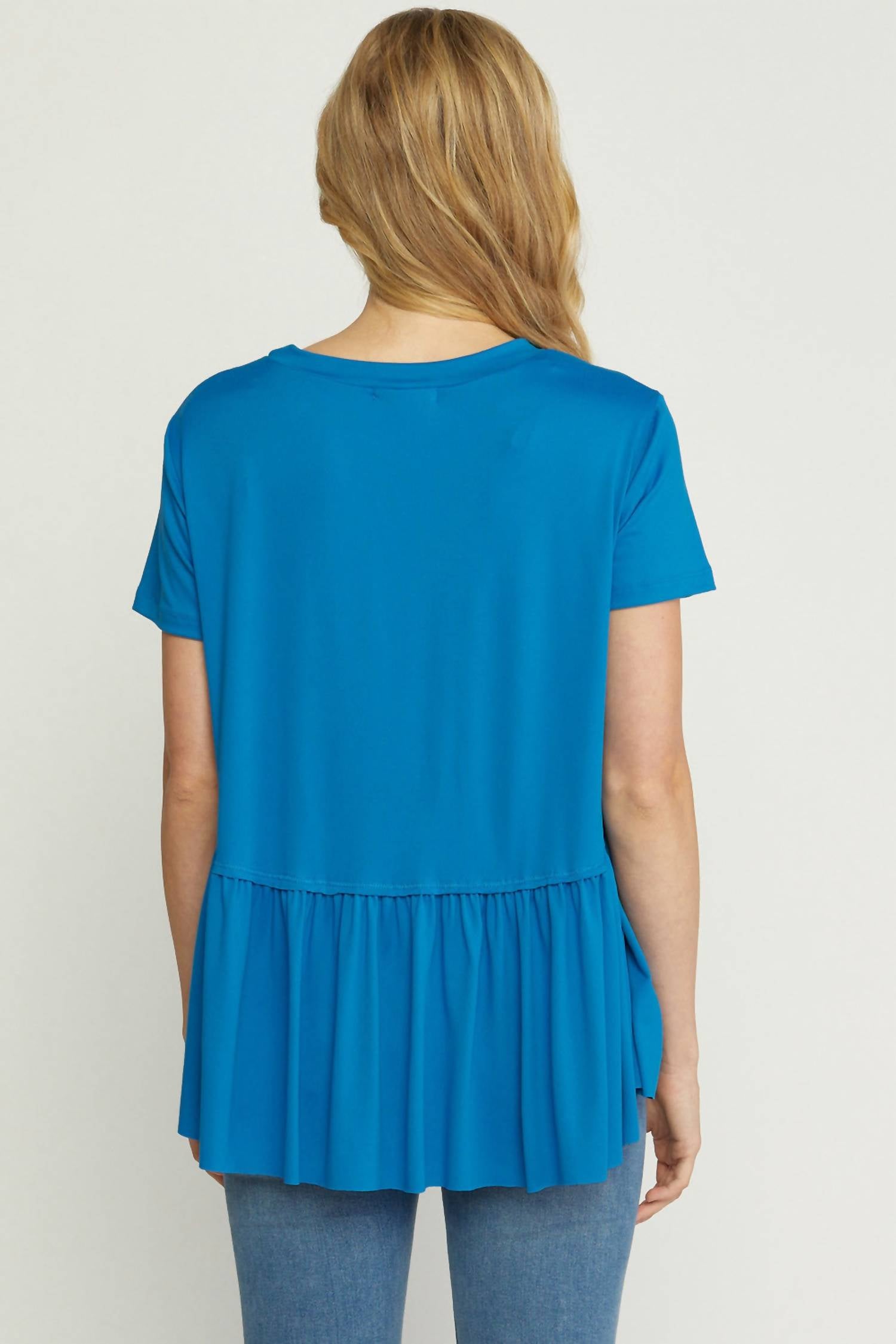 Entro - Short Sleeve Tiered Top