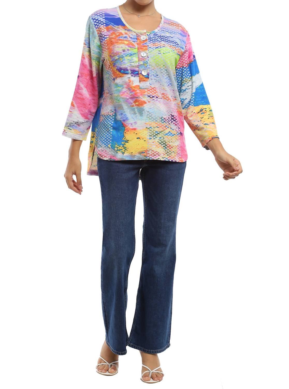Parsley & Sage - Zoey Scoop Neck Top