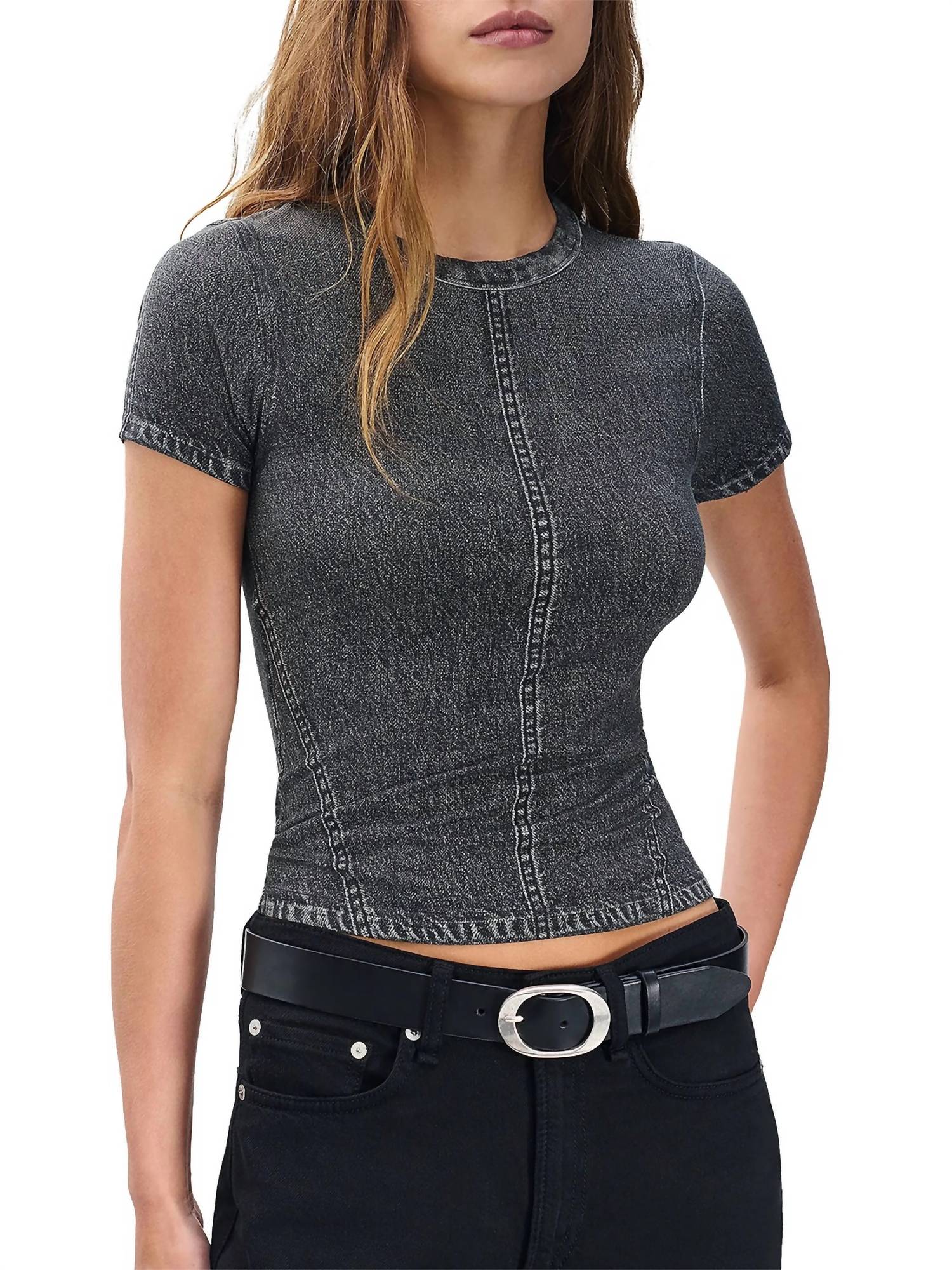Rag & Bone - Miramar Jersey Baby Tee