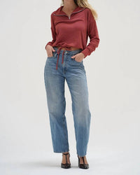 Lna - Carter Half Zip Top