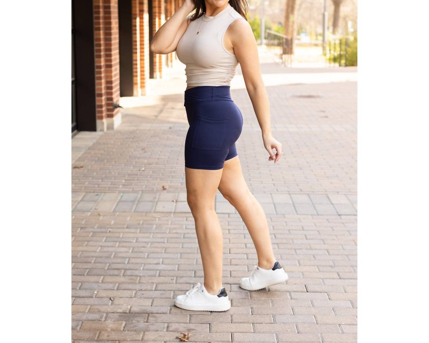 Julia Rose - Abby Crossover Biker 5" Shorts
