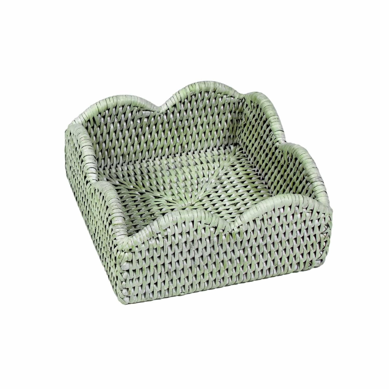 Caspari - Rattan Cocktail Napkin Holder
