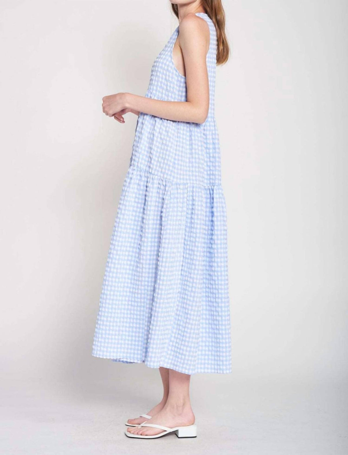En Saison - Format Gingham Midi Sundress