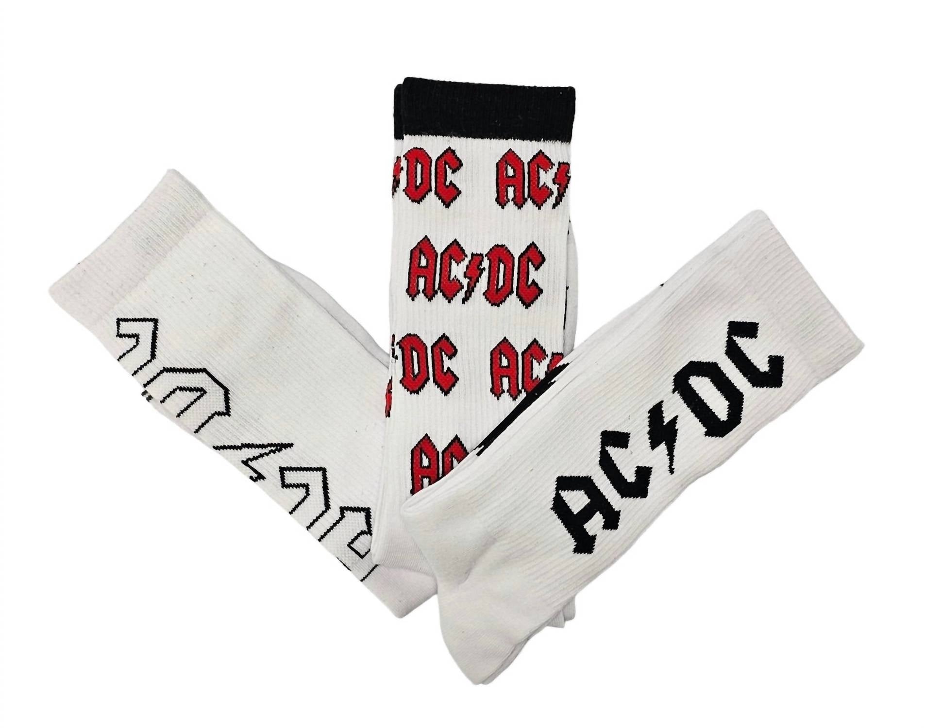 Perri‚ÄôS Socks - Men's ACDC Volume Crew Socks 3-Pack