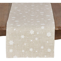 Saro Lifestyle - Snowflake Runner 16"x108"