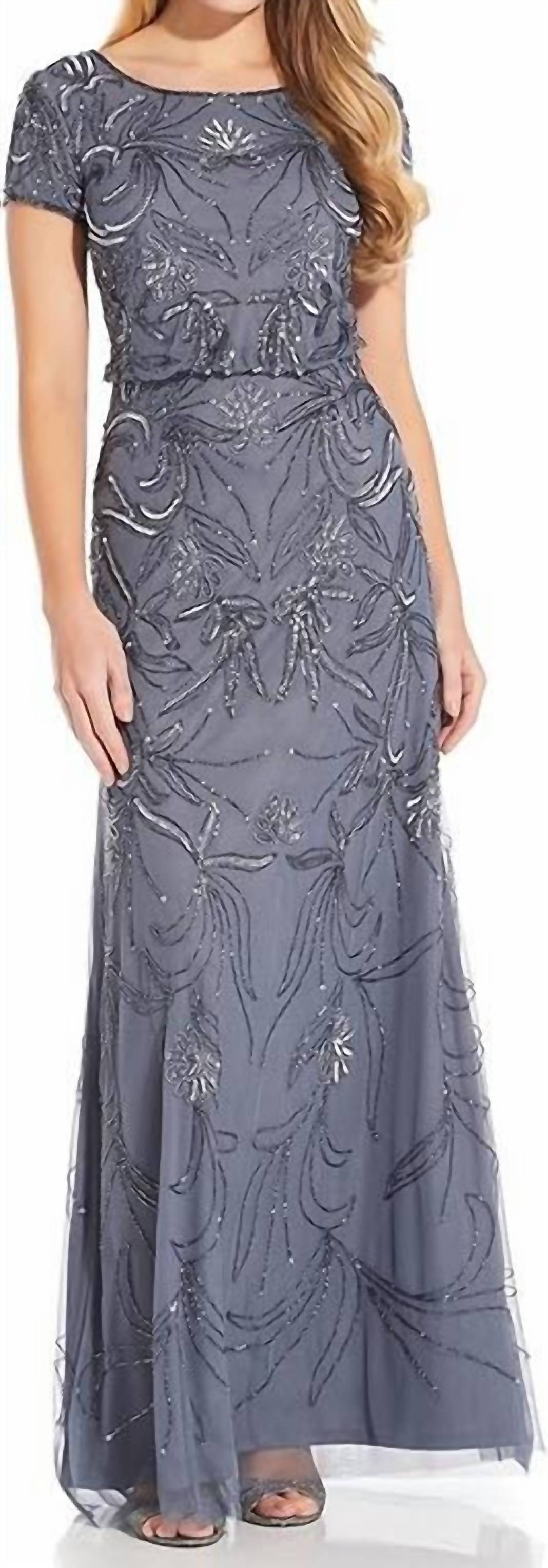 Adrianna Papell - Long Beaded Dress