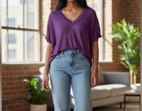 Vince Camuto - V-neck Knit Top