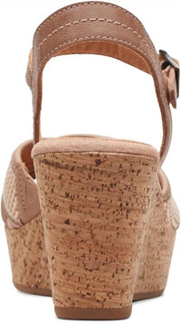 Clarks - Women's Elleri Plum Wedge Sandal