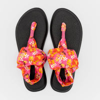 Sanuk - Yoga Sling 2 Floral Flip Flop Thong Sandals