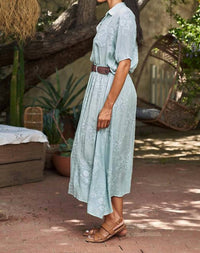 Paparazzi - Embroidered Top And Skirt Set