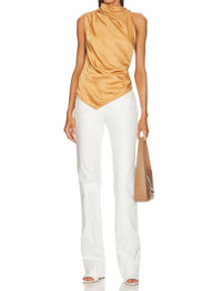 A.L.C. - Jones Draped Satin Top