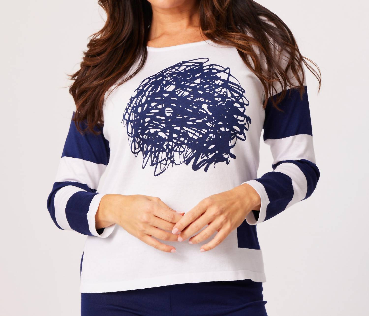 Angel Apparel - Scoop Neck Long Sleeve Top