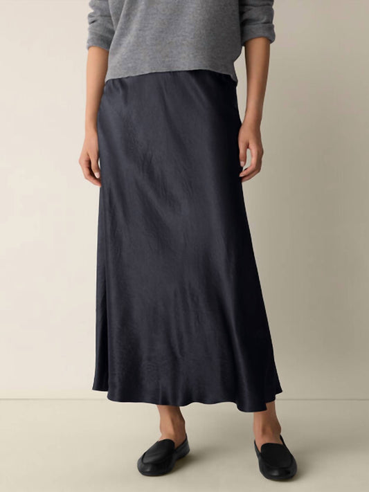 Eileen Fisher - Textured Satin Slip Skirt
