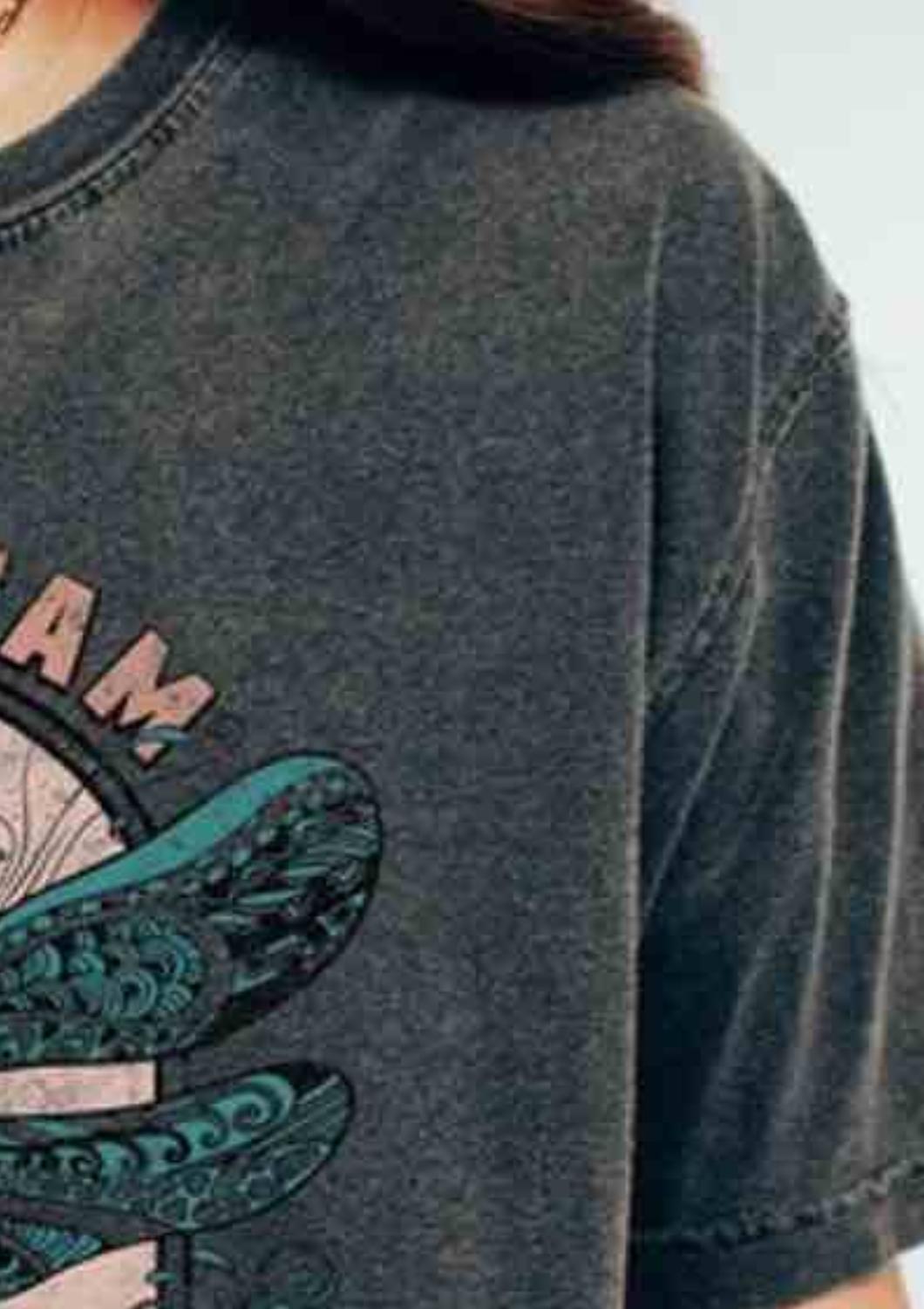 Kissed Apparel - Daydream Believer Floral Graphic Tee