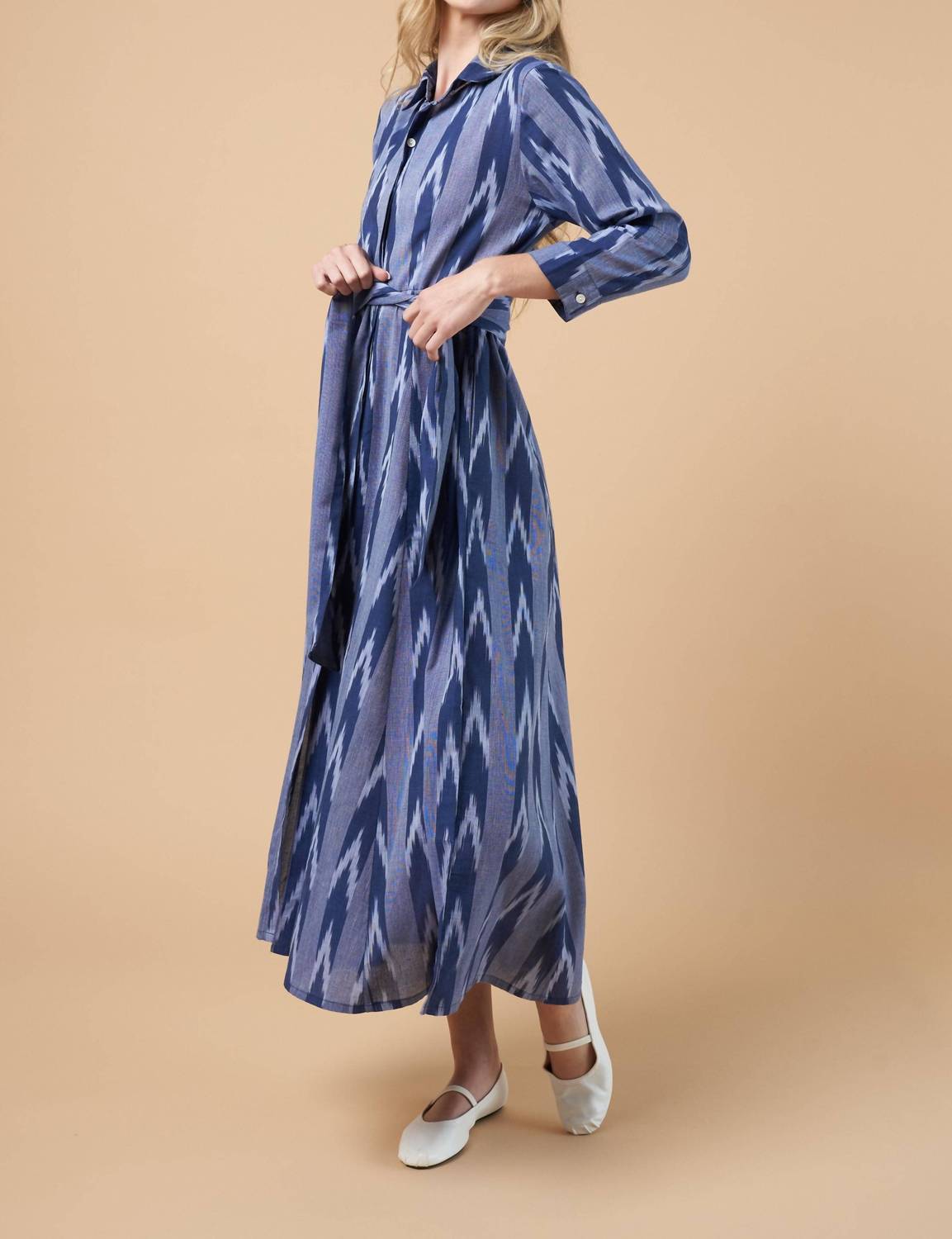 Guadalupe Design - Luciana Ikat Midi Dress