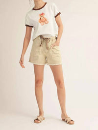 Jodifl Go Time Shorts in taupe - women's shorts