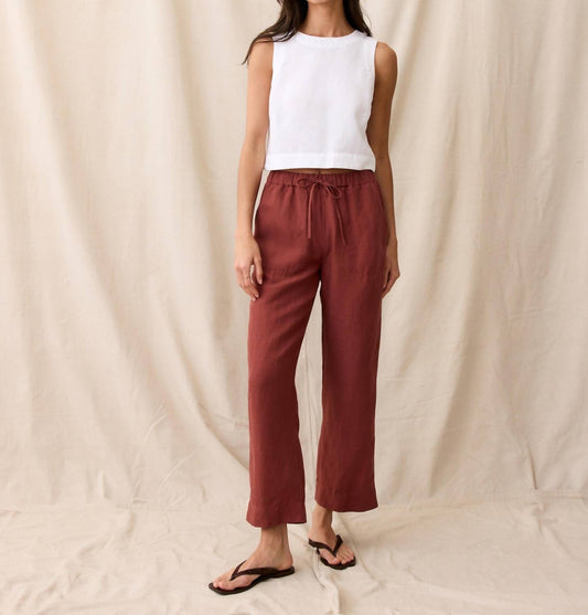 Stateside - Linen Pull On Trouser Pants
