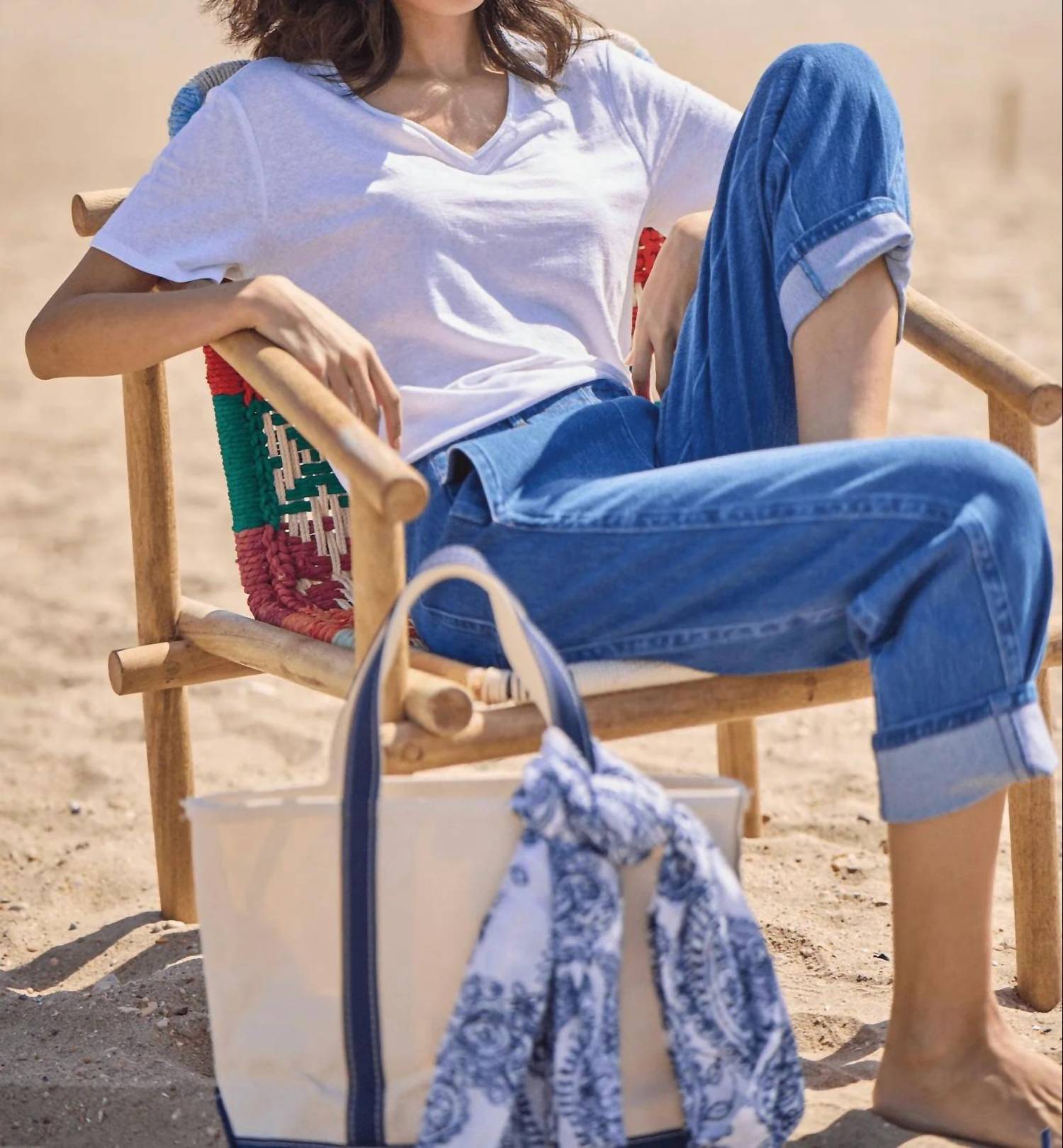 Lysse - Cyrus Box Cut V Neck Tee