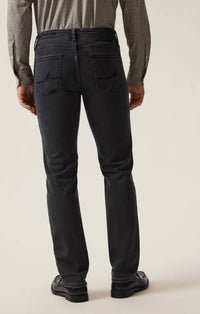 34 Heritage Courage Straight Leg Jeans in smoke brushed urban - men's jeans - detail view