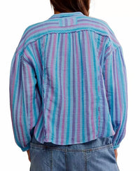 Free People - Triped Valley Double Cloth Shirt