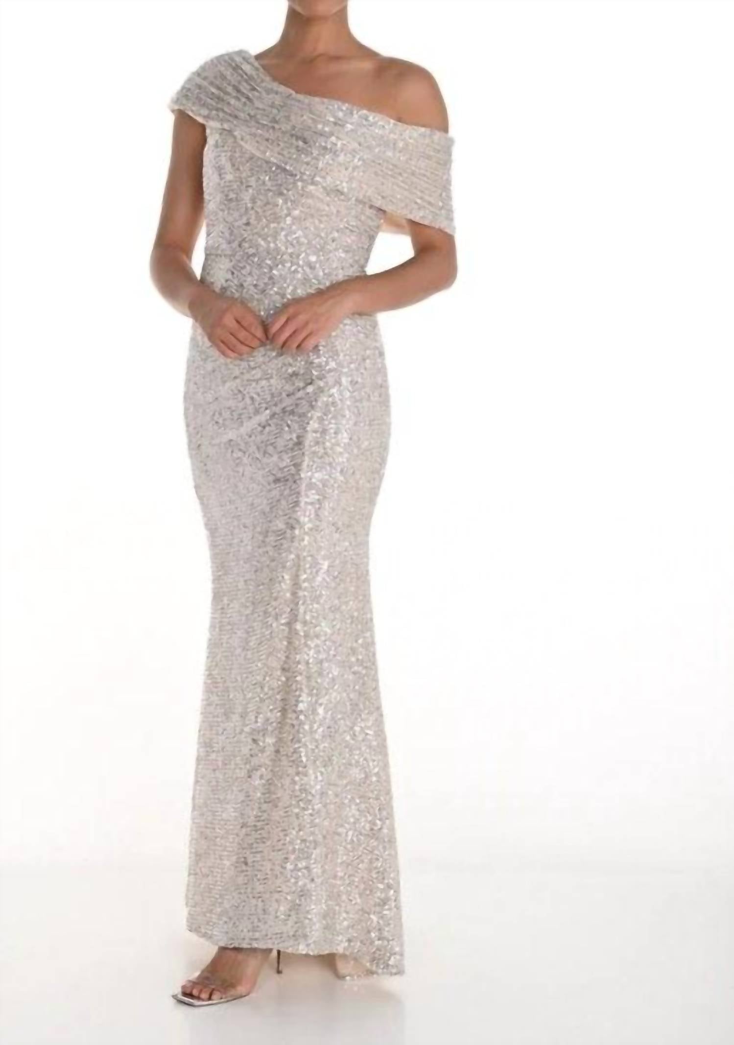 Frank Lyman - Off Shoulder Long Gown