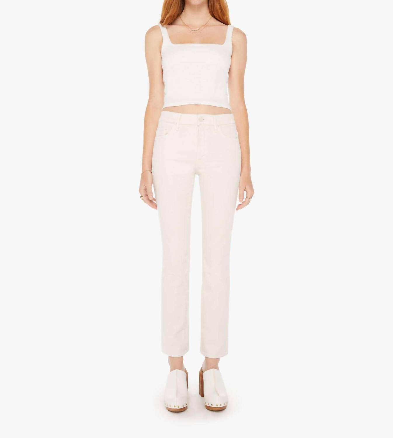 Mother - Insider Flood Cropped Bootcut Jeans