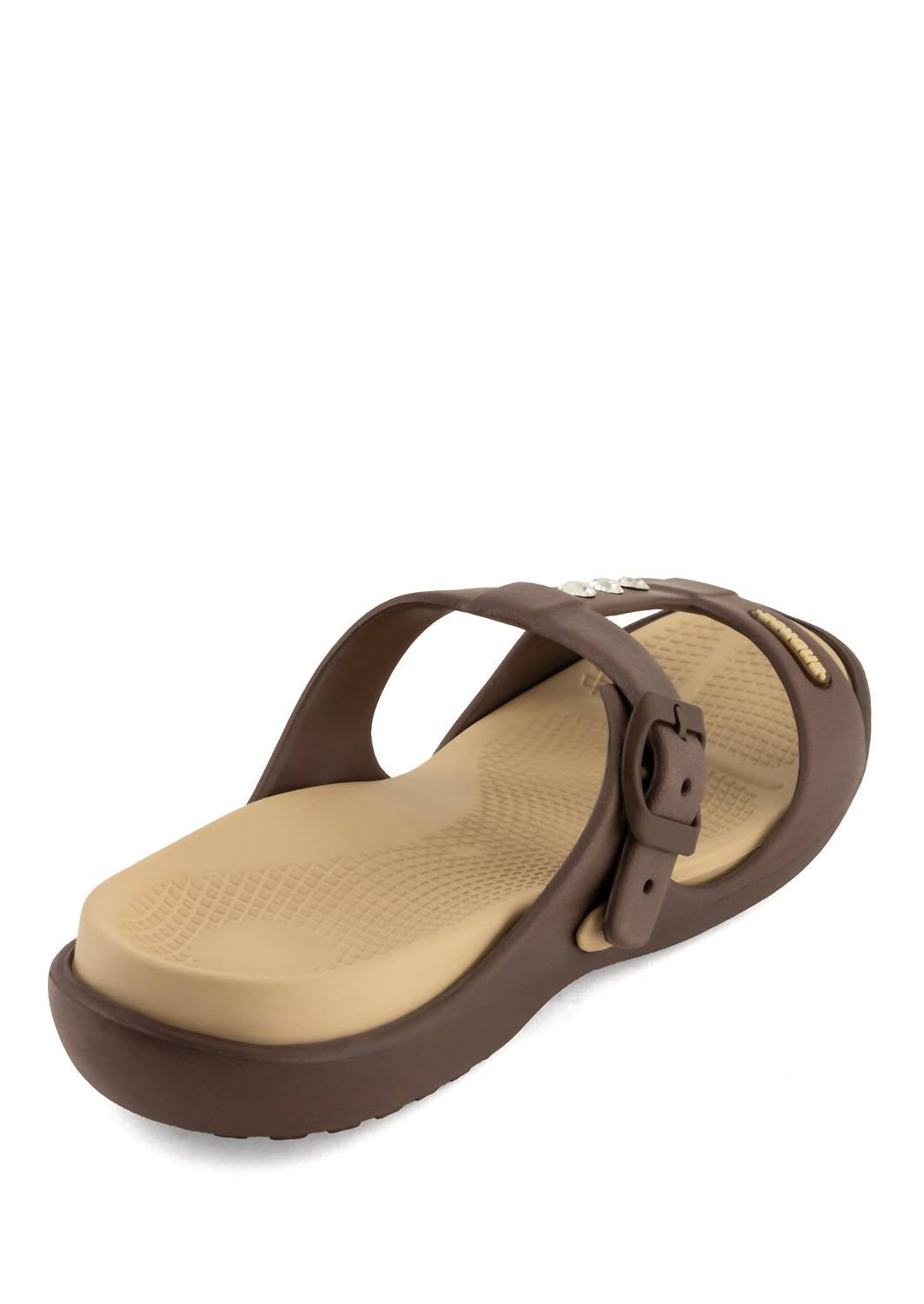 Andrea Women's Casual Sandal in brown - women's sandal - detail view