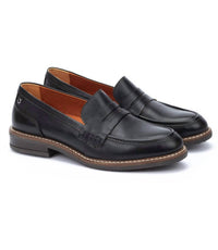 PIKOLINOS Women's Aldaya Flat Moccasins in black - women's shoe