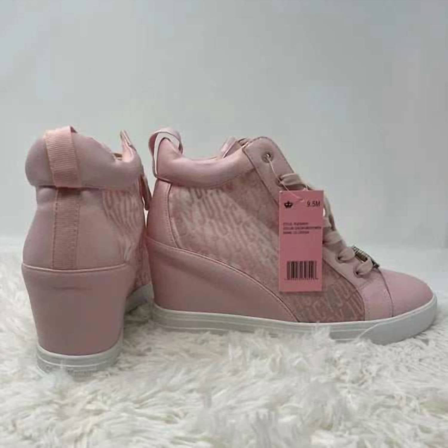 Juicy Couture - Women Jorgia Quilted Wedge Sneakers