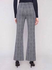 Charlie B - Glen Plaid Flare Pants