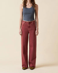 Le Jean - Fray Waist Column Jeans