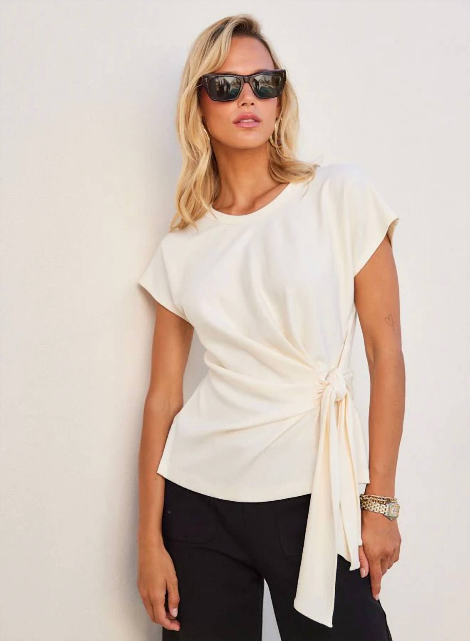 Fifteen Twenty - Greta Side Knot Top