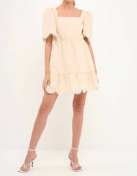 English Factory - The Bess Eyelet Mini Dress