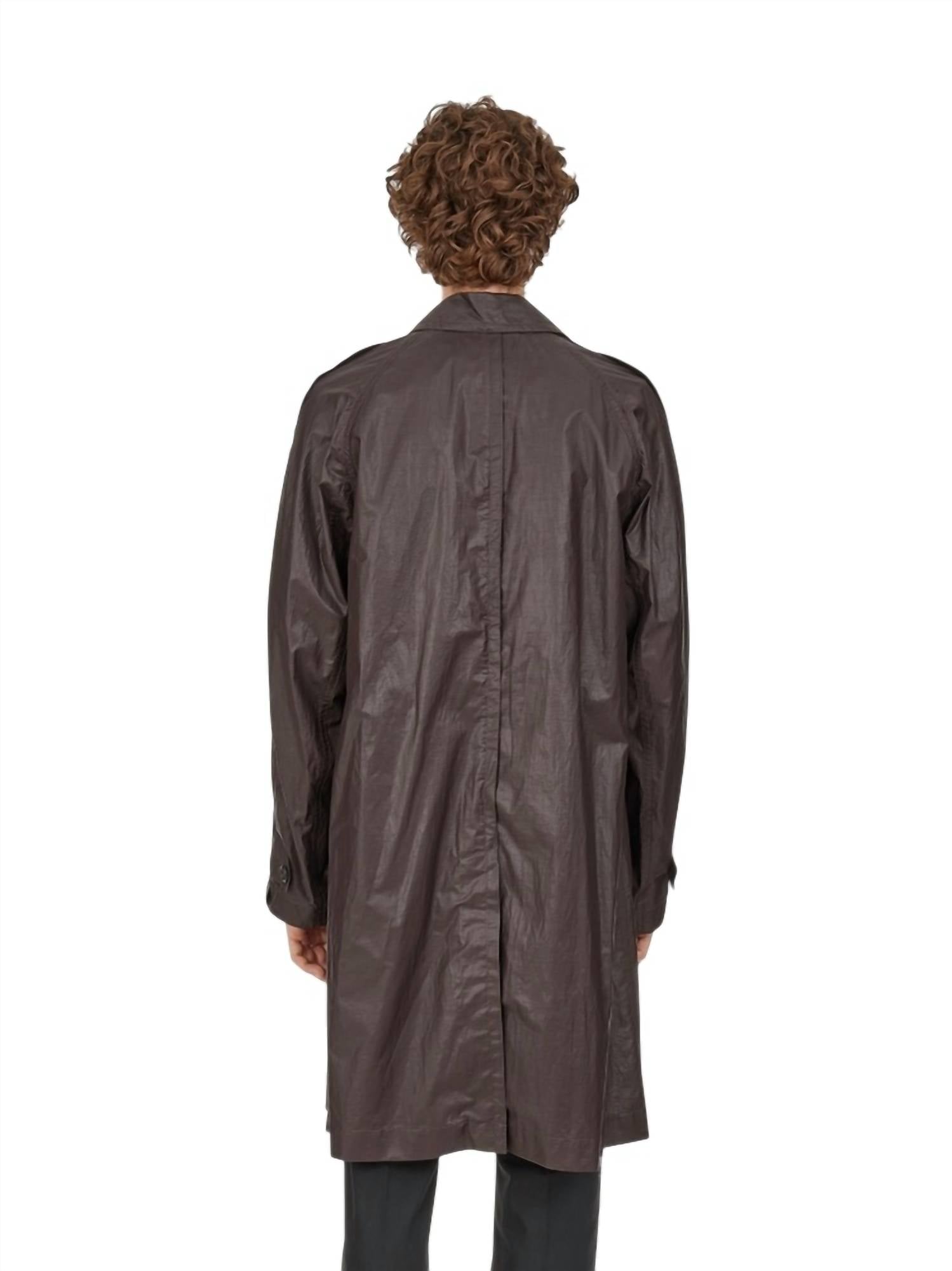 Salvatore Ferragamo - Men's Waxed Cotton Raincoat