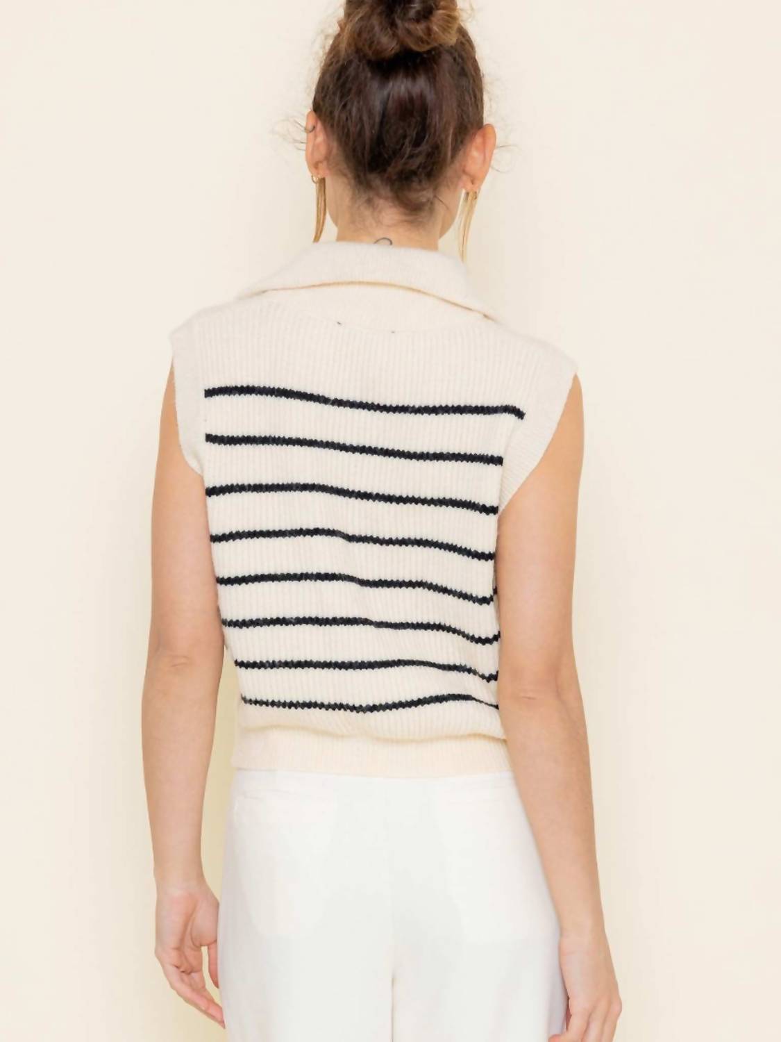 Fore Collection - Women's Striped Sweater Vest